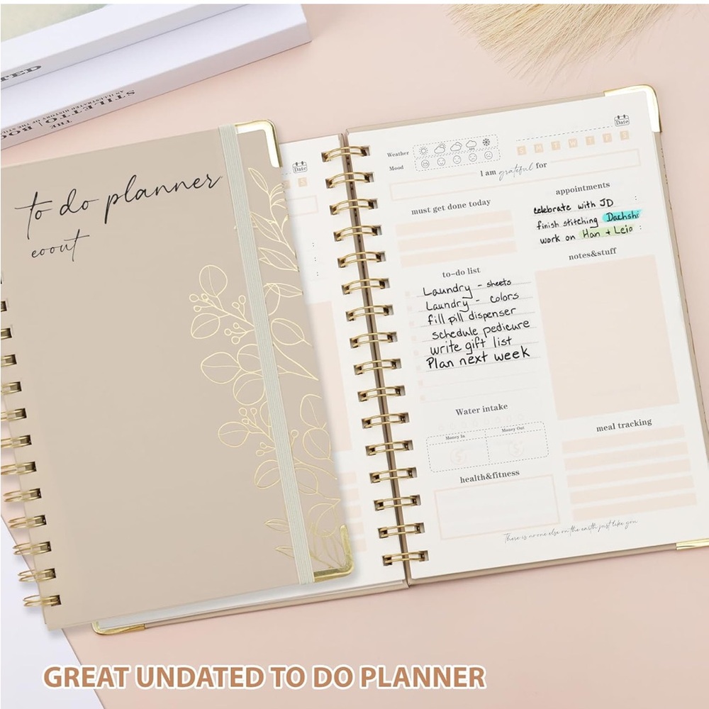 Undated planner and journal - Picture 2 of 4